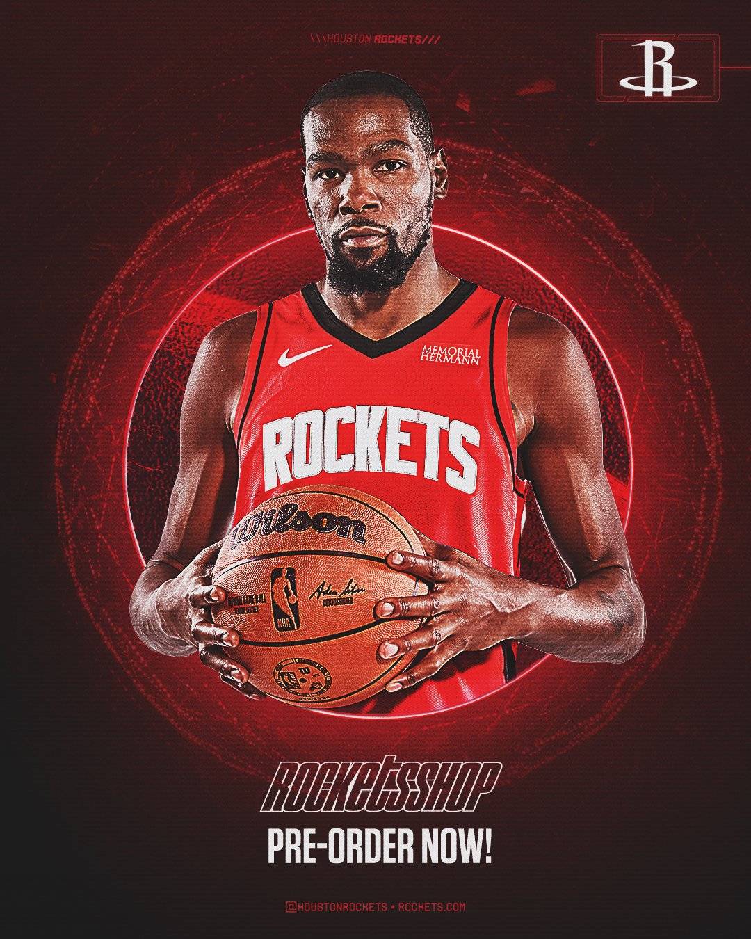 歷史上的第一個7派對交易得出了結(jié)束！火箭正式宣布Durant + Capela加入