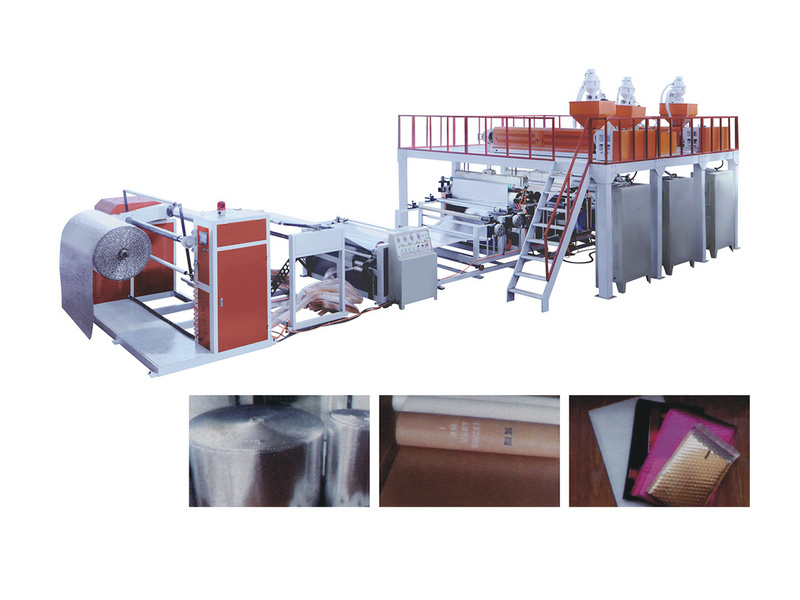 RKPEG-4LC新型高速復(fù)合氣泡膜機(jī)組